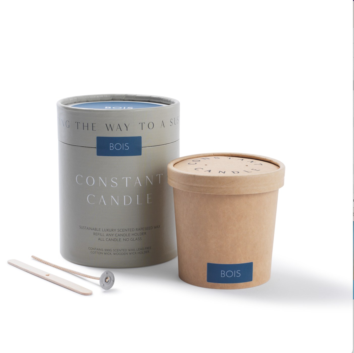 Bois Candle Refill Kit 200g