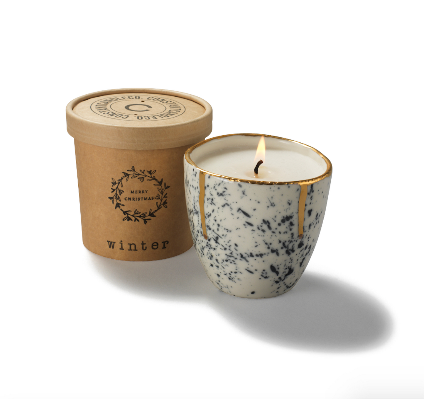 Misty Refillable Candle Starter Set with Forever Holder and Wax Refill